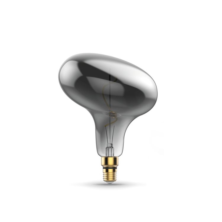 Лампа Gauss Filament FD180 6W 240lm 2400К Е27 gray flexible LED 1/6