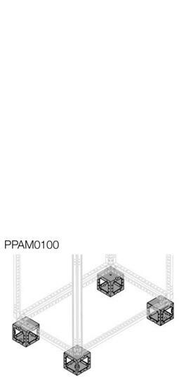 Угловой элемент цоколя H=100мм (4 шт)