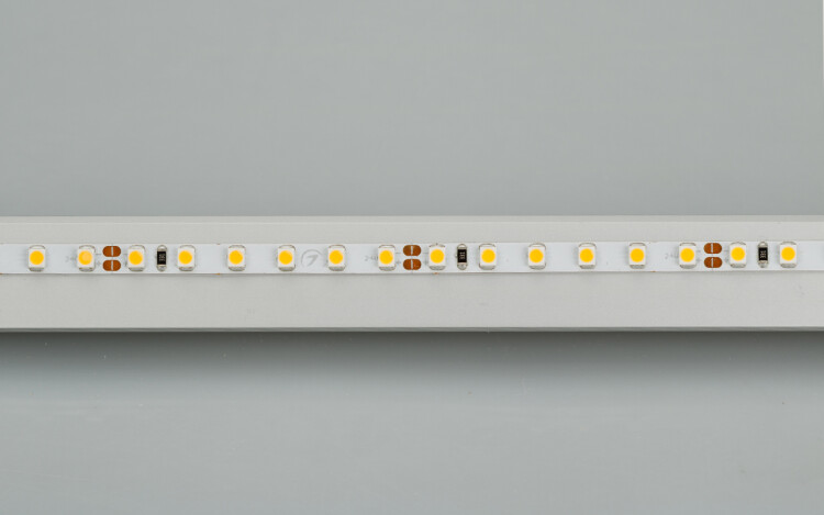 Светодиодная лента RT-A120-5mm 24V Day4000 (9.6 W/m, IP20, 2835, 5m) (arlight, узкая)