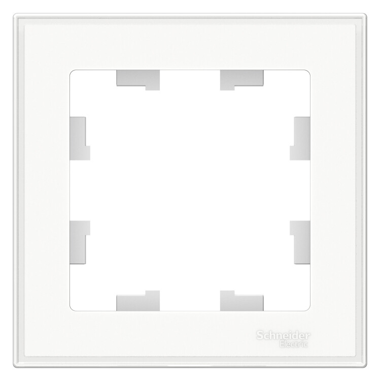 Рамка 1-мест. гориз./вертик., прозрачный пластик  AtlasDesign