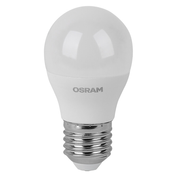 Лампа светодиод. (LED) Шар Е27  7Вт 600лм 6500К 230В матов. Osram