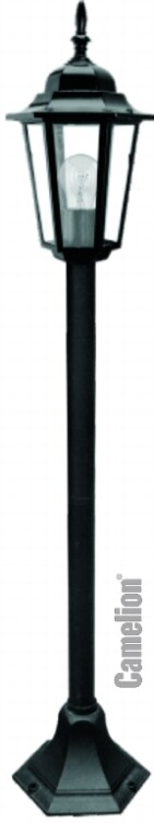 Светильник уличный на опоре Е27 IP43 h1090мм алюм черный Camelion