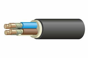 Кабель медный силовой ВВГнг(А)-FRLSLTx     4х2,5 ок(N)-0,66