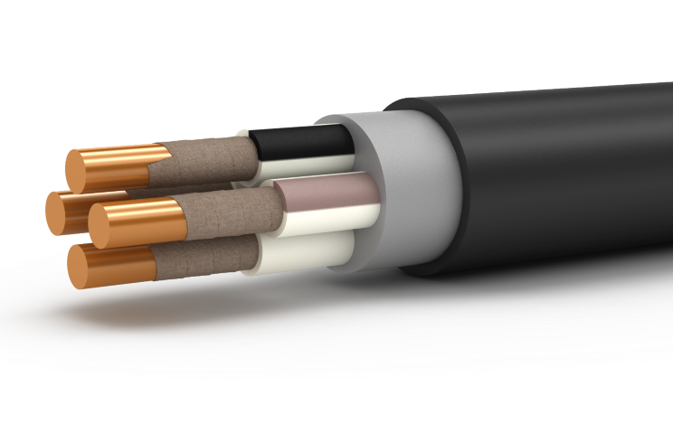 Кабель медный силовой ВВГнг(А)-FRLSLTx     4х2,5 ок(N)-0,66
