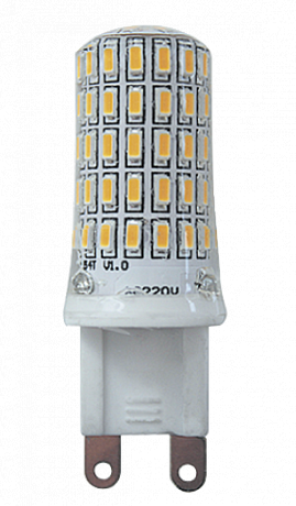 Лампа светодиод. (LED) Капсула G9  7Вт 400лм 2700К 230В матов. Jazzway