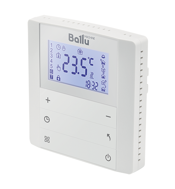 Термостат встраиваемый +5/+55*С 220В 16А ЖК-экран программируемый Ballu
