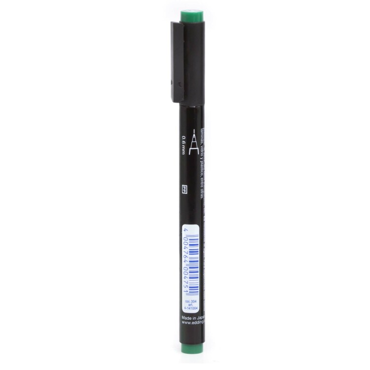 Перманентная ручка 0,6мм черная QUADRO DKC