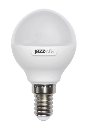 Лампа светодиод. (LED) Шар Е14  9Вт 820лм 3000К 230В матов. Jazzway