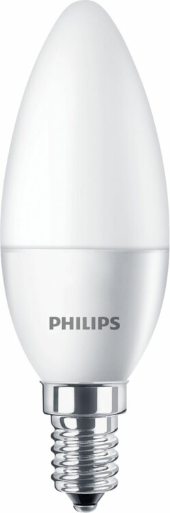 Лампа светодиод. (LED) Свеча Е14  5.5Вт 470лм 2700К 230В матов. Philips