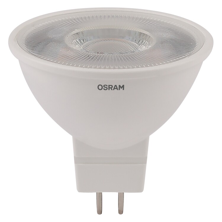 Лампа светодиод. (LED) с отраж. MR16 GU5.3  4Вт 380лм 5000К 230В прозр. Osram