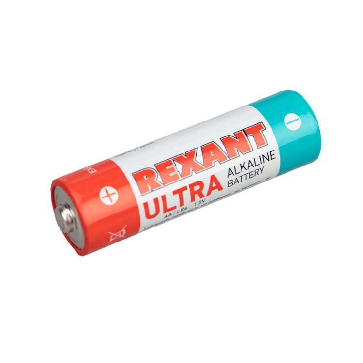 Ультра алкалиновая батарейка AA/LR6 "REXANT" 1,5 V 2800 mAh