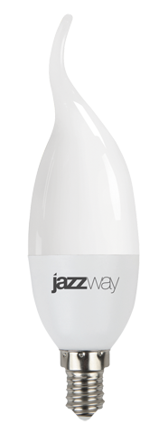 Лампа светодиод. (LED) Свеча на ветру Е14  9Вт 820лм 3000К 230В матов. Jazzway