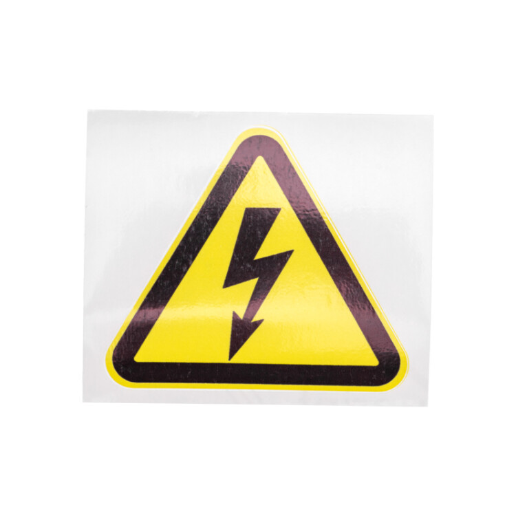 Знак электробезопасности "Опасность поражения электротоком" 100*100*100 мм Rexant, 56-0005
