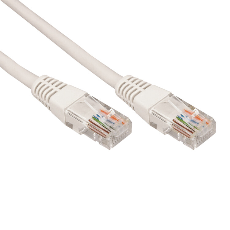 Патч-корд UTP cat 5e, 5м, медный, LSZH, белый, Technolink