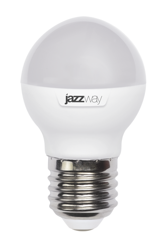 Лампа светодиод. (LED) Шар Е27  9Вт 820лм 3000К 230В матов. Jazzway