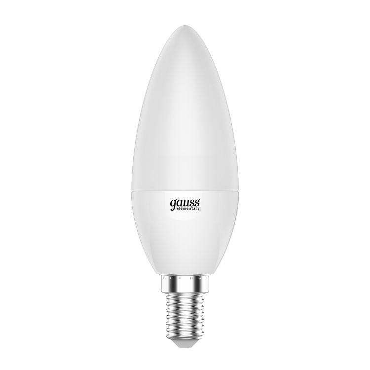 Лампа светодиод. (LED) Свеча Е14  6Вт 450лм 4100К 230В матов. Gauss