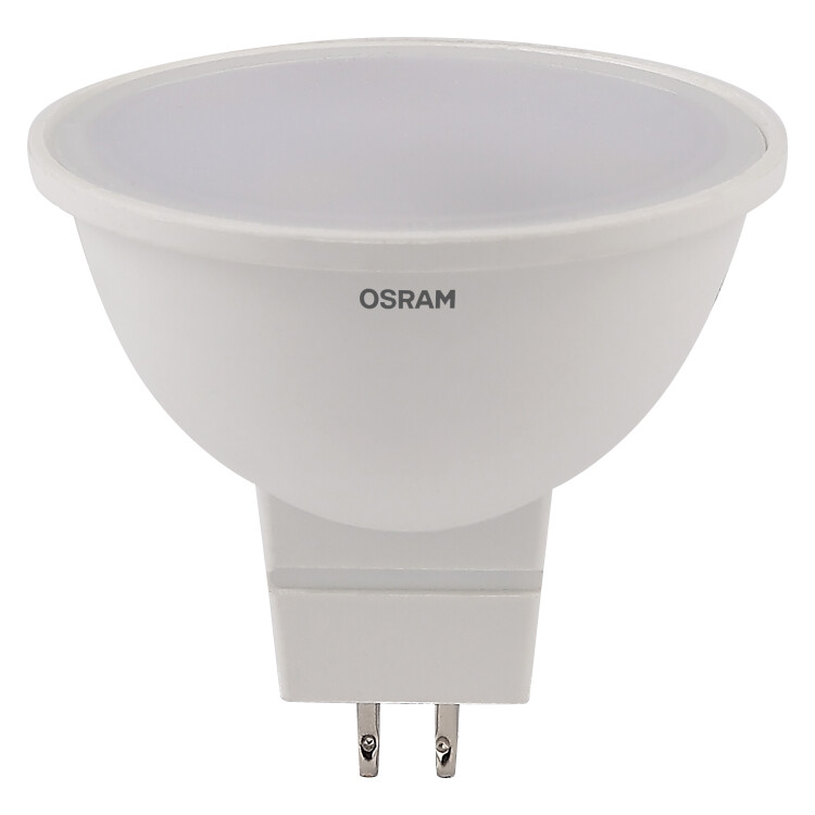 Лампа светодиод. (LED) с отраж. MR16 GU5.3  7Вт 560лм 4000К 230В матов. Osram