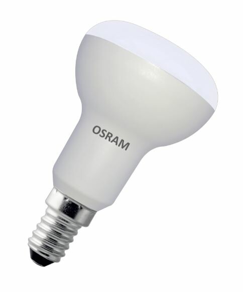 Лампа светодиод. (LED) с отраж. R50 Е14  7Вт 600лм 4000К 230В матов. Osram