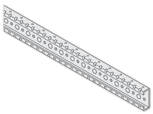 Профиль поперечный гальв. L=188мм(2шт)