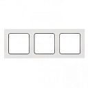 Рамка 3-мест. белая с линией цвета черный Стокгольм EKF PROxima-Рамки для ЭУИ - купить по низкой цене в интернет-магазине, характеристики, отзывы | АВС-электро