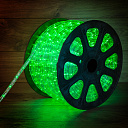 Шнур (лента) LED круг.d13мм. зел. (мод. резки 1м) постоян.свеч.(фиксинг) Neon-Night-