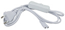 Сетевой шнур для ДПБ c выключателем разъем C7 длина 1,5м белый ЭРА-Электрические аксессуары для светильников - купить по низкой цене в интернет-магазине, характеристики, отзывы | АВС-электро