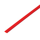 Трубка термоусаживаемая  4/2 мм красная  REXANT
