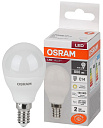 Лампа светодиод. (LED) Шар Е14 10Вт 800лм 3000К 230В матов. Osram
