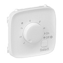 Накладка термостата для теплого пола белая VALENA ALLURE-Терморегуляторы комнатные - купить по низкой цене в интернет-магазине, характеристики, отзывы | АВС-электро