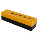 Корпус КП105 пластиковый 5 кнопок желтый EKF PROxima-Корпуса для светосигнальной арматуры - купить по низкой цене в интернет-магазине, характеристики, отзывы | АВС-электро