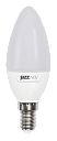 Лампа светодиод. (LED) Свеча Е14  7Вт 530лм 3000К 230В матов. Jazzway