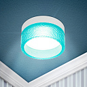 Встраиваемый светильник под лампу GX53 ЭРА DK97 WH/Blue белый голубой-