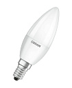 Лампа светодиод. (LED) Свеча Е14  6.5Вт 550лм 4000К 230В матов. Osram