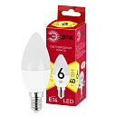 Лампа светодиод. (LED) Свеча Е14  6Вт 480лм 2700К 230В матов. RED LINE ЭРА-Лампы светодиодные - купить по низкой цене в интернет-магазине, характеристики, отзывы | АВС-электро