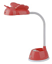 Настольный светильник ЭРА NLED-434-6W-R светодиодный красный-