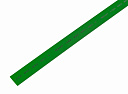 Трубка термоусаживаемая 12/6 мм зеленая  REXANT