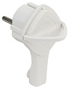 Вилка 2P+E 16A ультраплоская с кольцом белая ЭРА-Вилки на кабель - купить по низкой цене в интернет-магазине, характеристики, отзывы | АВС-электро
