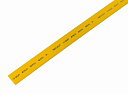 Трубка термоусаживаемая 12/6 мм желтая  REXANT
