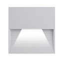 Светильник фасадный (LED) 3Вт 100лм 4000K IP65 стены/ступени квад. бел. 230В Jazzway-Светильники ориентационные - купить по низкой цене в интернет-магазине, характеристики, отзывы | АВС-электро