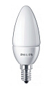 Лампа светодиод. (LED) Свеча Е14  5Вт 500лм 4000К 230В матов. Philips