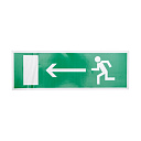 Эвакуационный знак "Направление к эвакуационному выходу налево"100*300 мм Rexant, 56-0025-Пиктограммы для аварийных светильников - купить по низкой цене в интернет-магазине, характеристики, отзывы | АВС-электро