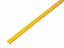 Трубка термоусаживаемая  6/3 мм желтая  REXANT